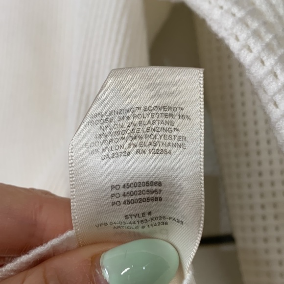 ARITZIA WILFRED NEW CHANCE SWEATER WHITE LARGE - Picture 4 of 6